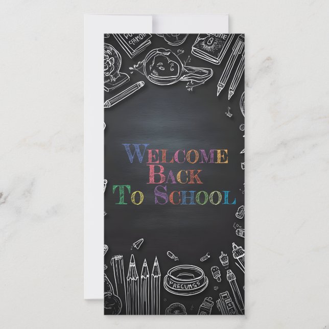 Welcome Back to School – New School Year (Front)