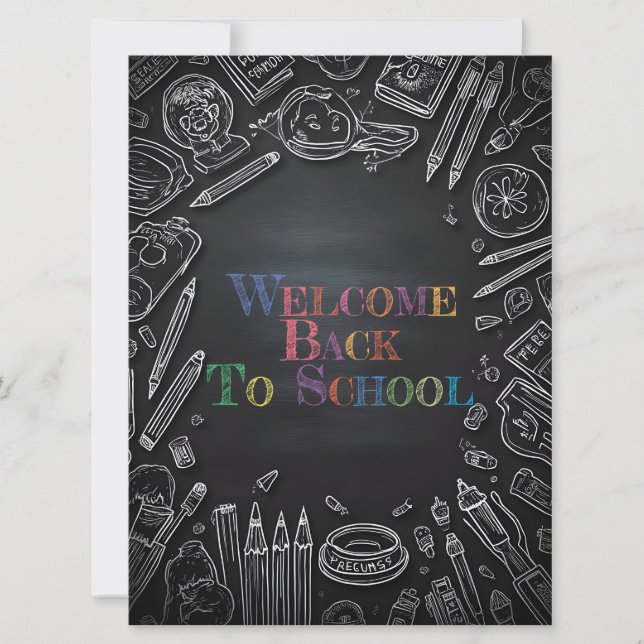 Welcome Back to School – New School Year (Front)