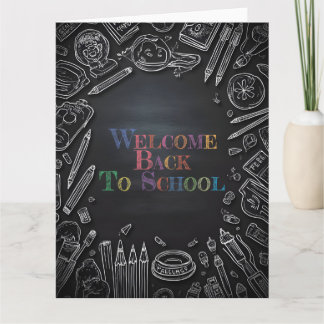 Welcome Back to School – New School Year Card