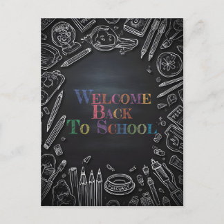 Welcome Back to School – New School Year Holiday Postcard