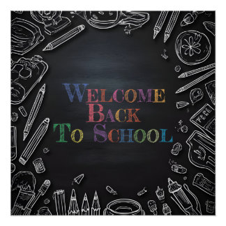 Welcome Back to School – New School Year Poster