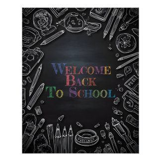 Welcome Back to School – New School Year Poster