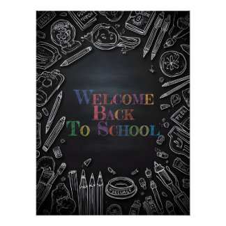 Welcome Back to School – New School Year Poster