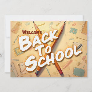 Welcome Back to School – Pencil Art Design