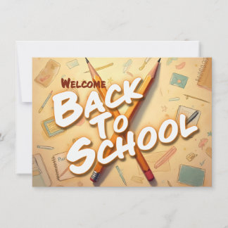 Welcome Back to School – Pencil Art Design