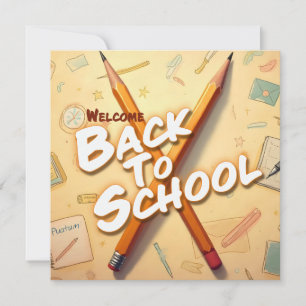 Welcome Back to School – Pencil Art Design