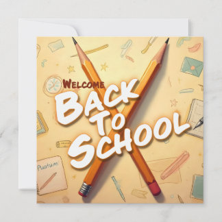 Welcome Back to School – Pencil Art Design