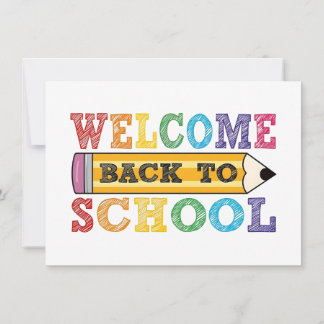 Welcome Back to School – Pencil Illustration