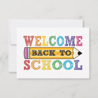 Welcome Back to School – Pencil Illustration
