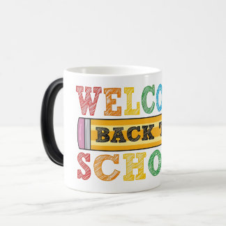 Welcome Back to School – Pencil Illustration Color Morph Mug