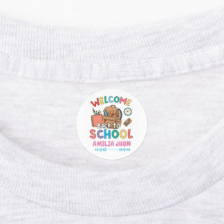Welcome Back to School Personalized Kids' Labels