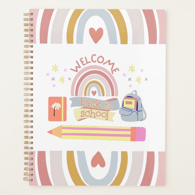 Welcome back to school planner (Front)