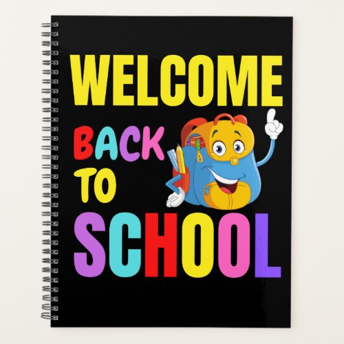 Welcome Back to School  Planner