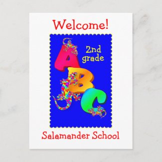 Welcome Back To School Postcard
