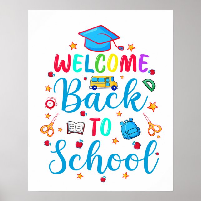 Welcome Back To School Poster (Front)