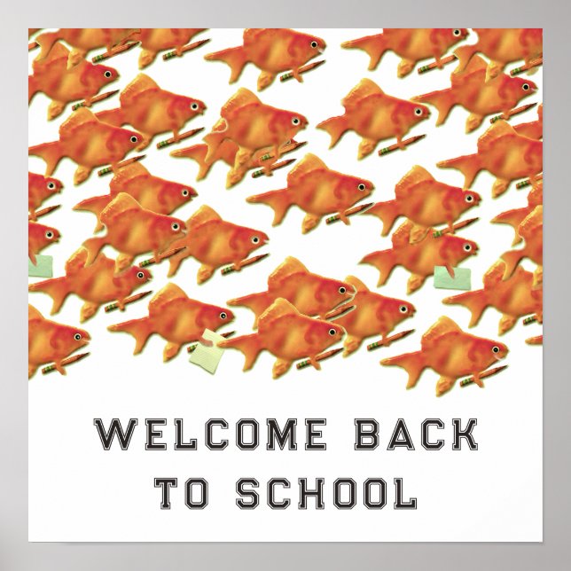 Welcome Back To School Poster (Front)