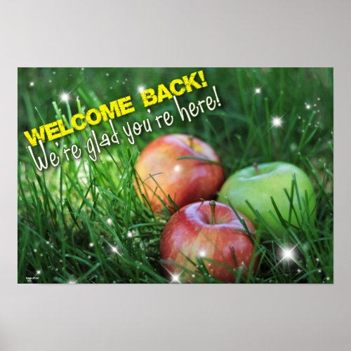 Welcome Back to School Poster