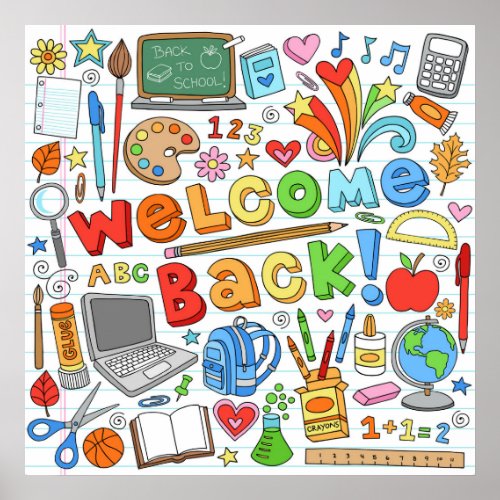 Welcome Back To School Poster