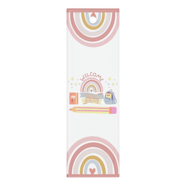 Welcome back to school  ruler (Vertical)