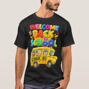 Welcome Back To School School Bus Driver Mens Boy T-Shirt