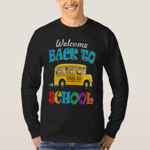 Welcome Back To School School Bus Driver Mens Boy T-Shirt