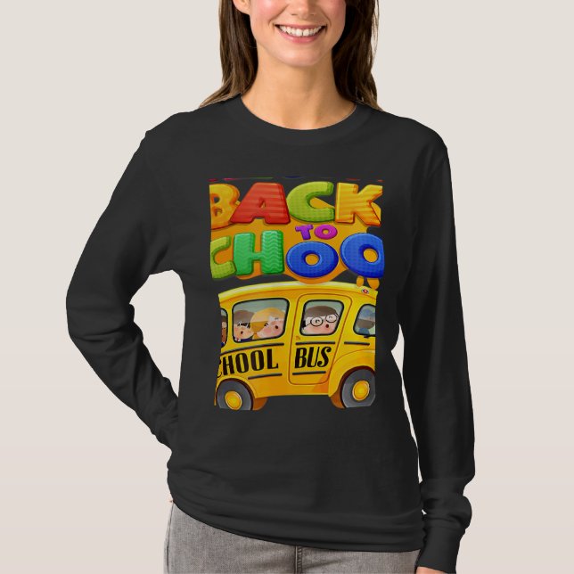 Welcome Back to School School Bus Driver Mens Boys T-Shirt (Front)