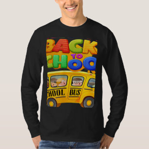 Welcome Back to School School Bus Driver Mens Boys T-Shirt