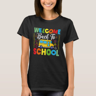 Welcome Back To School Shirt School Bus Driver Men