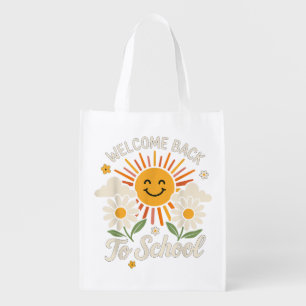 Welcome Back To School Shirts First day of school Grocery Bag