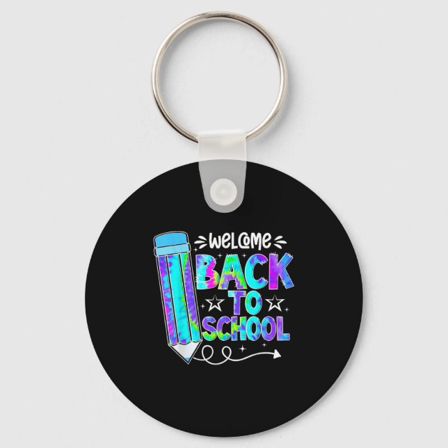 Welcome Back To School Shirts First Day Of School  Keychain (Front)