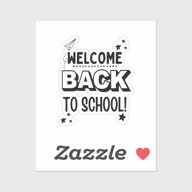 Welcome Back to school! Sticker (Sheet)