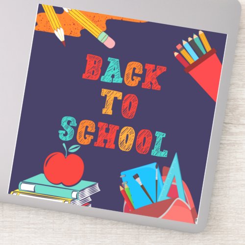 Welcome Back To School Sticker