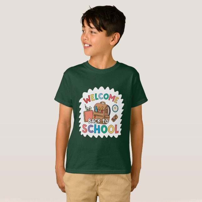 Welcome Back to school T-Shirt (Front Full)