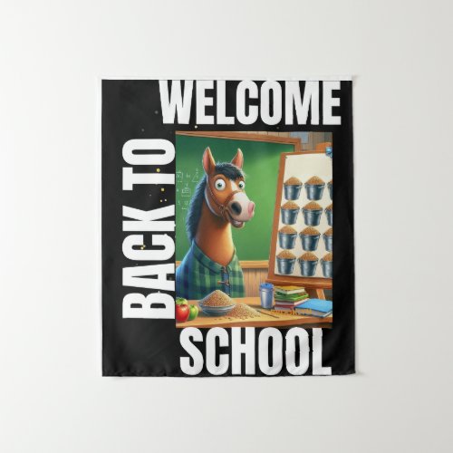 Welcome Back To School Tapestry