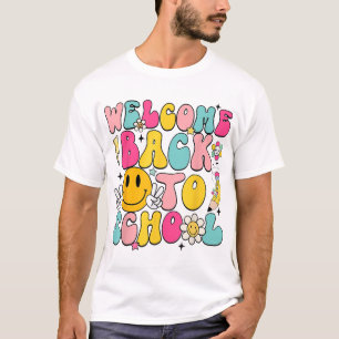 Welcome Back To School Teacher And Students Boys T-Shirt