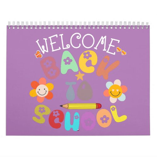 Welcome Back To School Teacher back to school Calendar