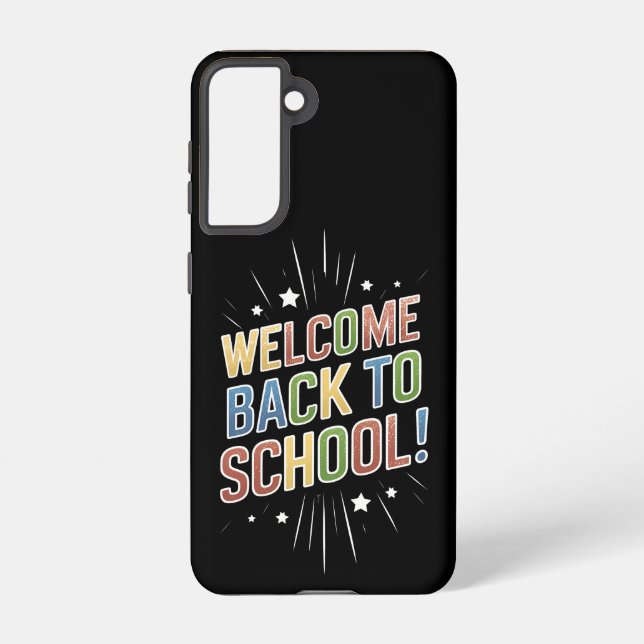 Welcome Back To School Teacher First Day of School Samsung Galaxy Case (Back)