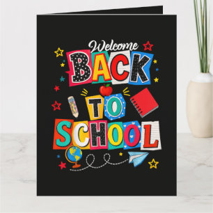 Welcome Back to School Teacher Happy First Day Card