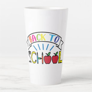 Welcome Back to School Teacher Life Latte Mug