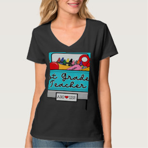 Welcome Back to School With Truck 1st Grade Teache T-Shirt