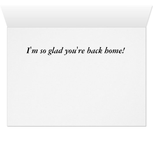 Welcome Back Yellow Rose (Inside Horizontal (Bottom))