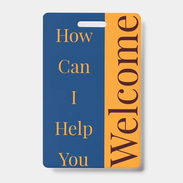 Welcome Badge (Front)
