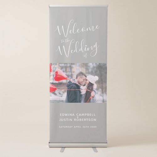 Welcome banner script personalized photo
