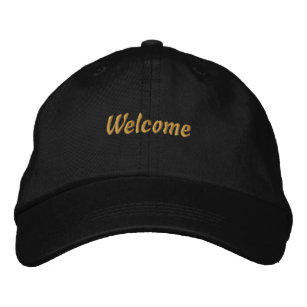 Welcome Baseball Embroidered Trucker-Hats Embroidered Baseball Cap