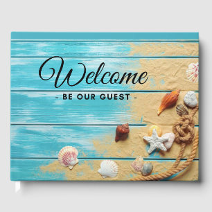 Welcome Be Our Guest, Beach House Guest Book