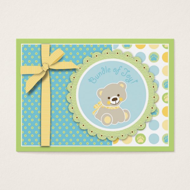 Welcome Bear Gift Tag (Front)