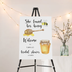 Welcome - Bee Bridal shower Foam Board