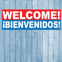 Confetti Bienvenidos (Spanish Welcome) Banner
