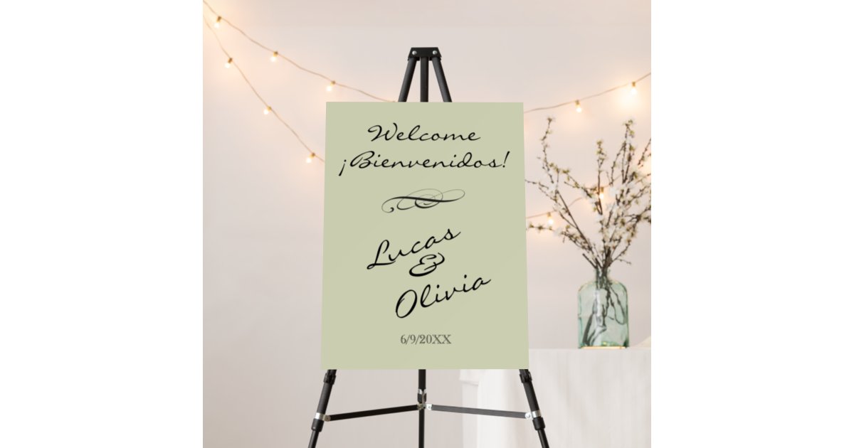 Wedding Welcome Sign, Easel Sign