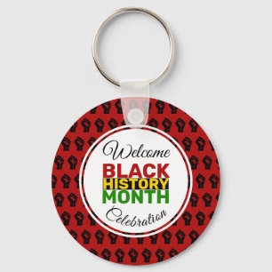 Welcome BLACK HISTORY MONTH Keychain